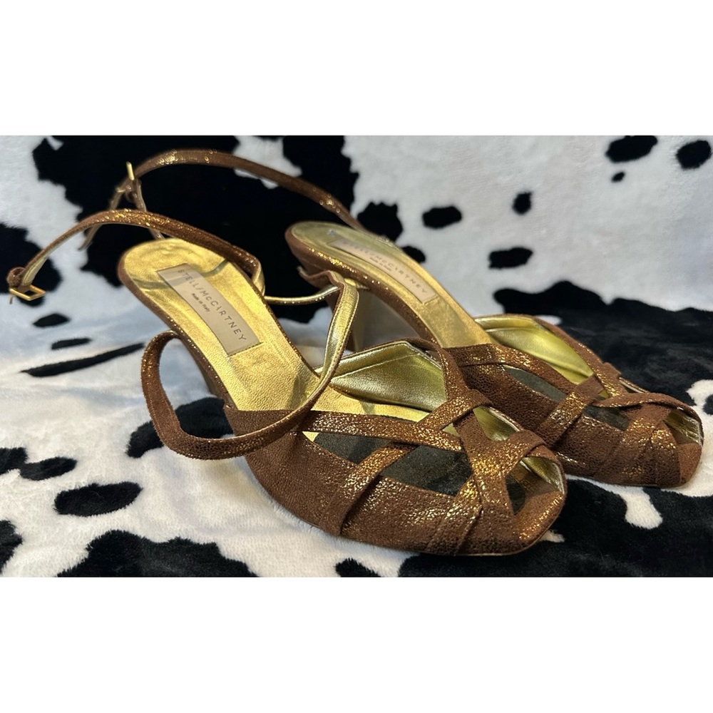 Elegant Brown Strappy Heels